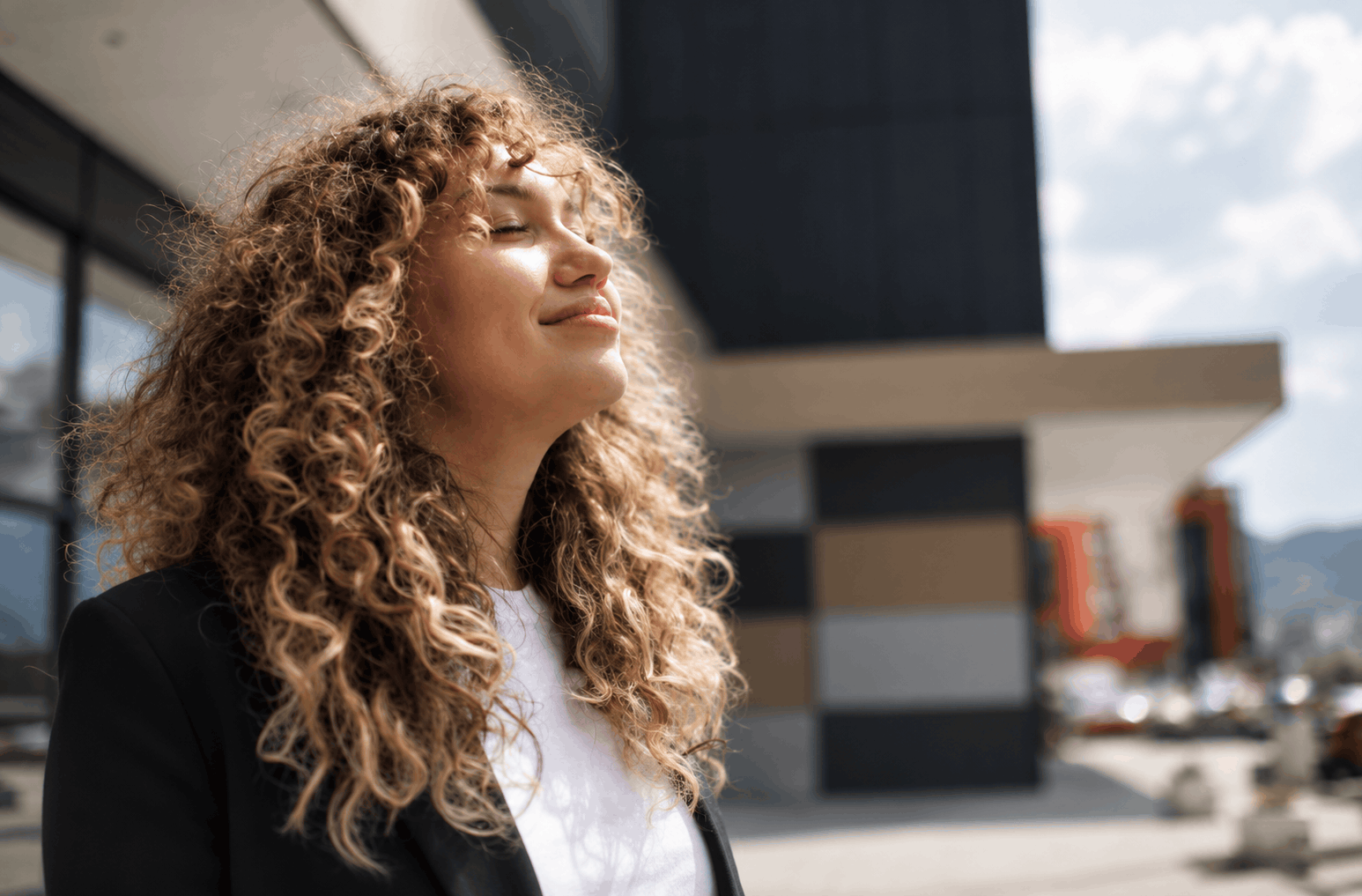 Une femme profitant d'un moment de calme et de sérénité